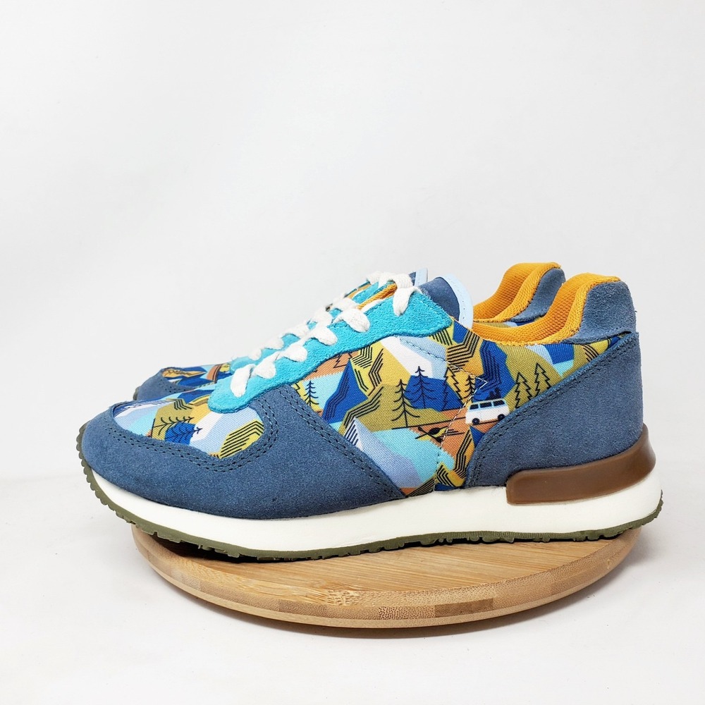 Inkkas Jogger Shoes Womens 7 Alpine Colorful Suede Trees Low Top Retro Sneaker